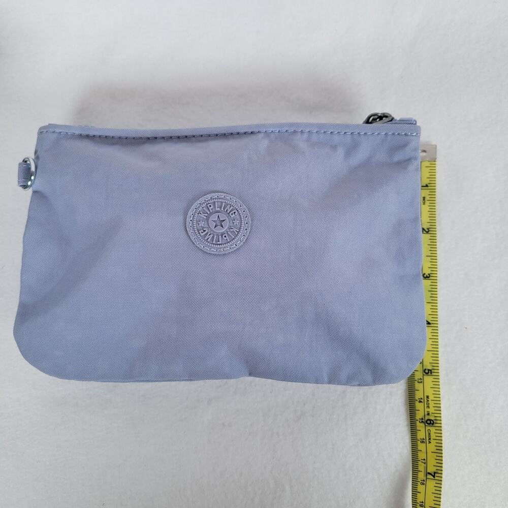 Kipling Nylon Coin Purse Pouch Bag Set Bundle Blue Gray Zip Wristlet Packable - Picture 5 of 8
